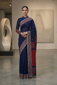 REGAL REVERIE | Asam Mercerized Jamdani | Indidha Saree