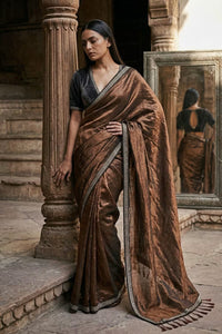 AUTUMN LUXE | Tissue | Indidha Saree