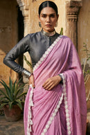 LOVESTRUCK LAVENDER | Mul Cotton | Indidha Saree