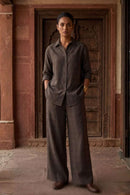 Espresso Check | Slub Cotton | Co-ord