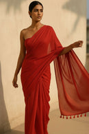 Raktika | Mul Cotton | Indidha Saree