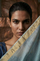 FROSTED MIST | Kota Doria | Indidha Saree