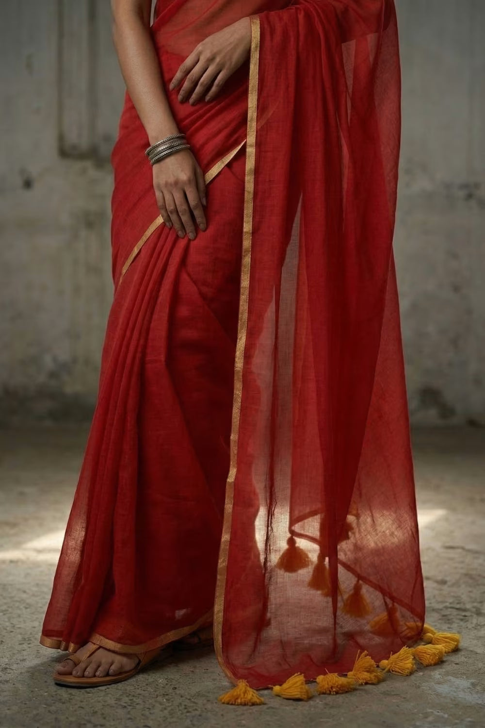 SUHANE PAL | Mul Cotton | Indidha Saree
