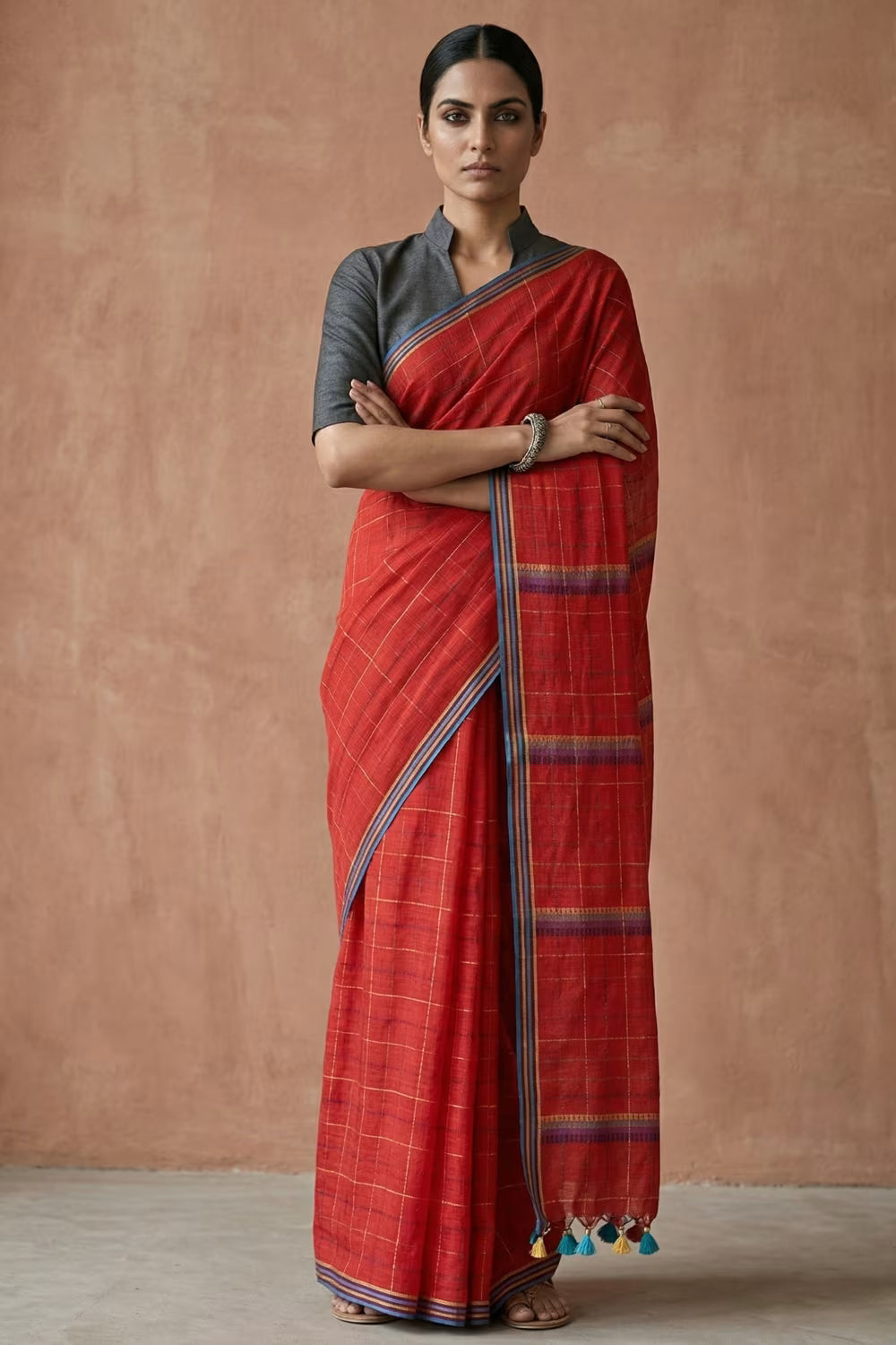 RANG RAAG | Textured Cotton | Indidha Saree