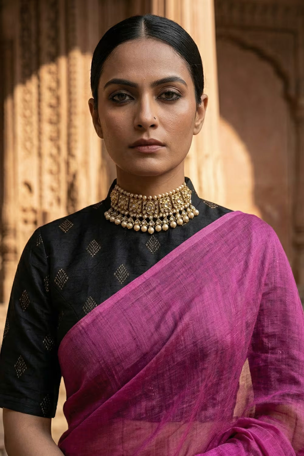 DIANA | Linen | Indidha Saree