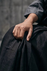 Monk's Fold | Slub Cotton | Indidha Saree
