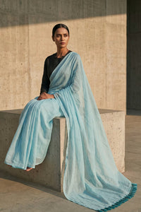 MINTY MIST | Mul Cotton | Indidha Saree
