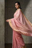 ROSE PEACH | Kota Linen | Indidha Saree