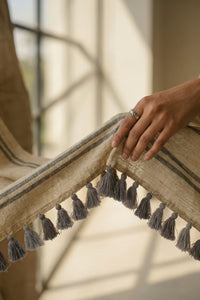 Chalk & Slate | Slub Cotton | Indidha Saree