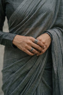 Midnight Whisper | Mul Cotton | Indidha Saree