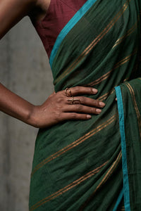 STARRY FOREST | Mul Cotton | Indidha Saree
