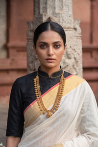 ELEGANCE IN IVORY | Cotton | Indidha Saree