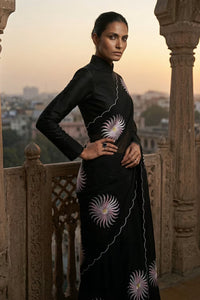 RAVEN ROSE | Chiffon | Indidha Saree