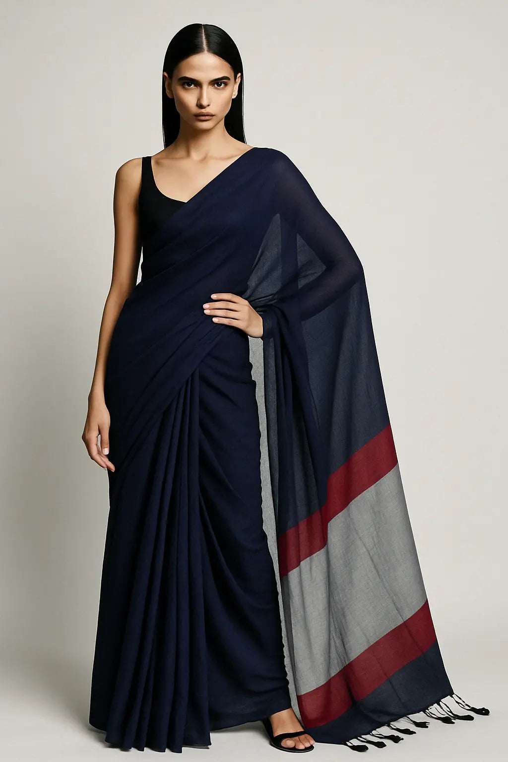 ROYAL ECLIPS | Mul Cotton | Indidha Saree