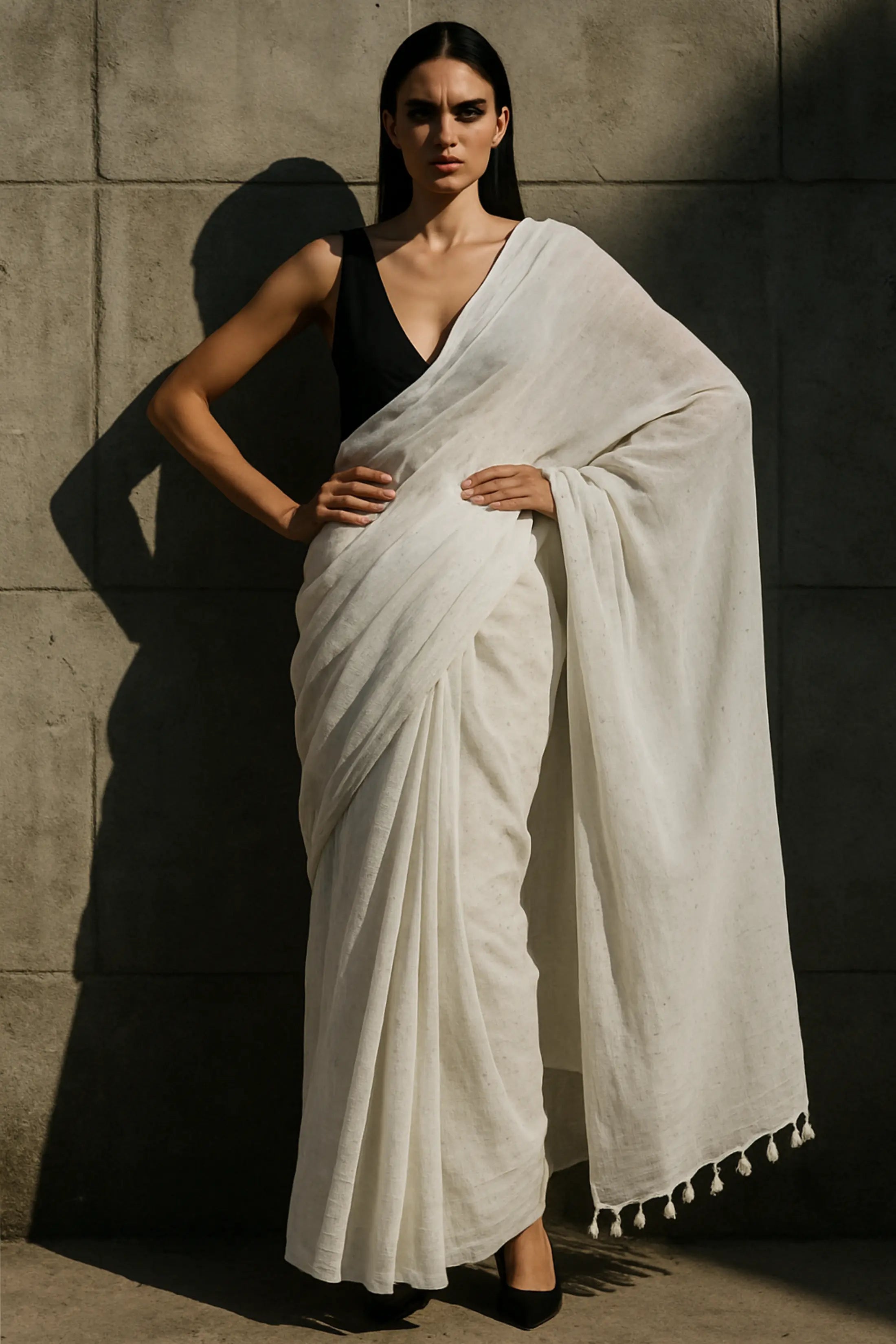SERENE SPARKLE | Pure Cotton | Indidha Saree