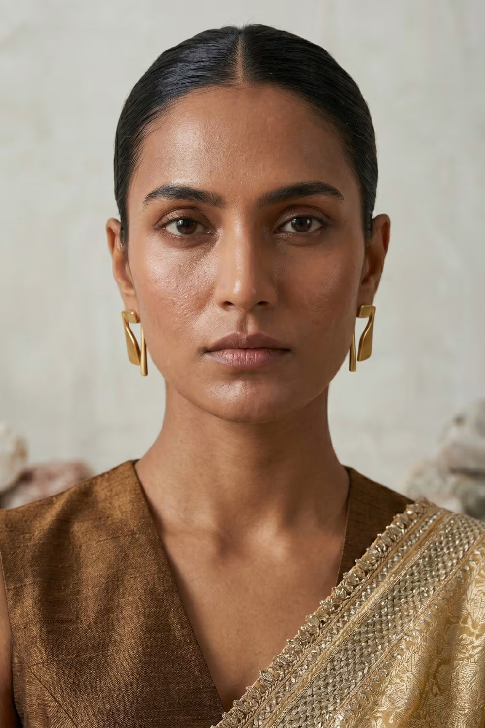 Golden Hour Grace | Tissue | Indidha Saree