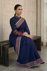 REGAL REVERIE | Asam Mercerized Jamdani | Indidha Saree