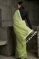 LIME LUSH | Mul Cotton | Indidha Saree