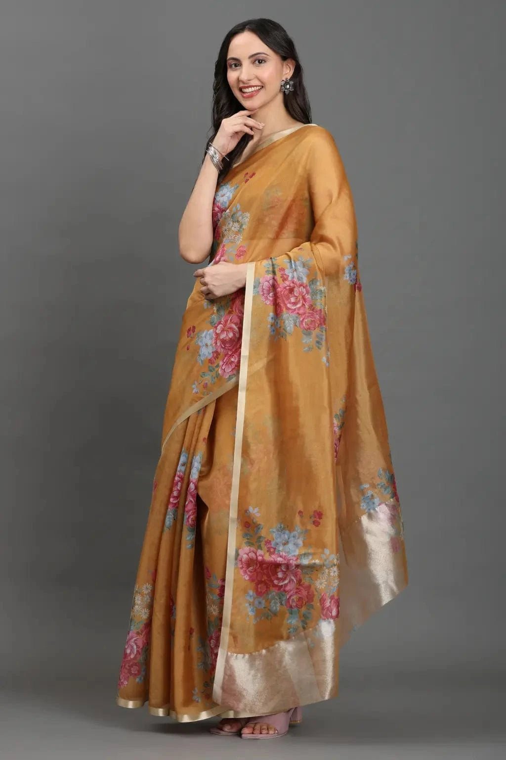 BAJO | Organza | Indidha Saree