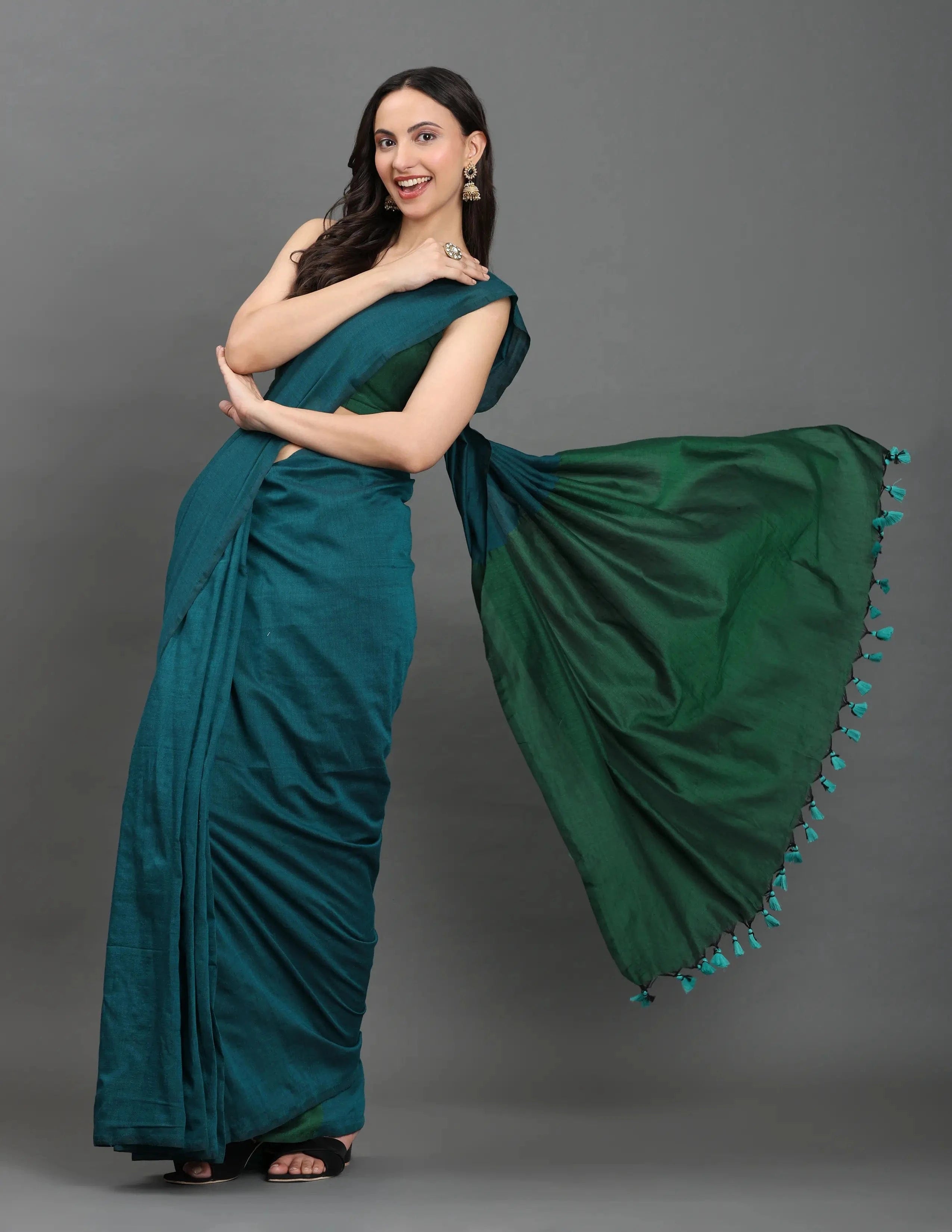 AANKHON KA SUKUN | Cotton | Indidha Saree -  Shop Aankhon Ka Sukun Saree – Serene & Graceful Now  Aankhon Ka Sukun is a serene cotton saree, blending elegance & comfort. Perfect for effortless style & everyday grace.