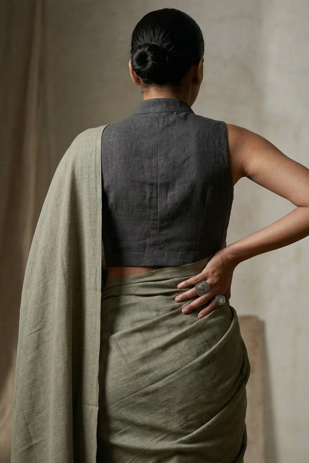 Form & Flow | Slub Cotton | Indidha Saree