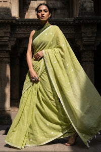 LIME ESSENCE | Mul Cotton | Indidha Saree