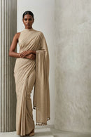 Oatline | Slub Cotton | Indidha Saree