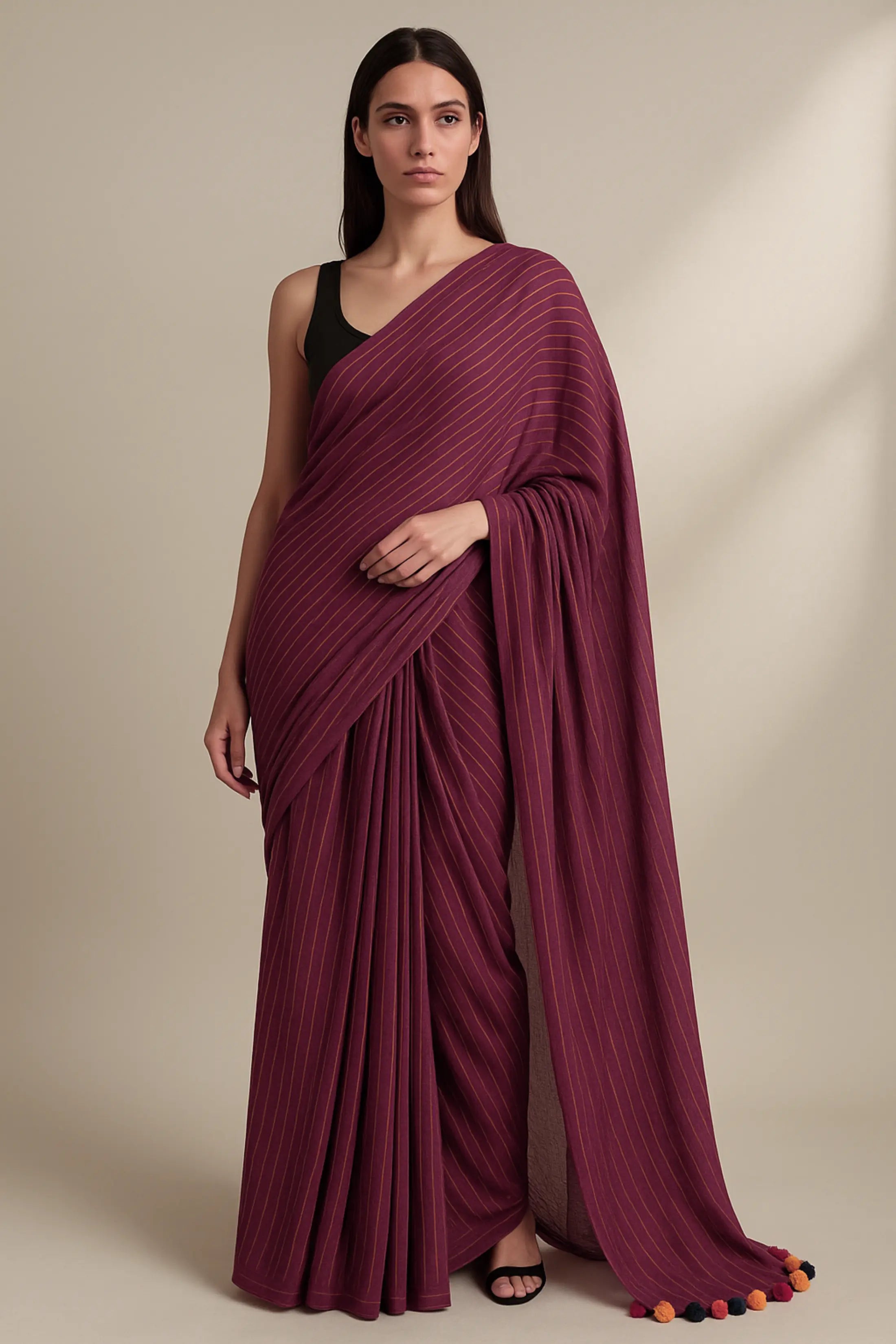 RANGOLI RHYTHM | Mul Cotton | Indidha Saree
