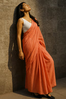 Molten Light | Handloom Mul Cotton | Indidha Saree