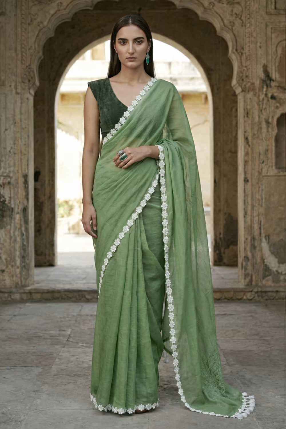 DEW DREAMS | Mul Cotton | Indidha Saree