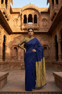 MIDNIGHT SONATA | Cotton | Indidha Saree