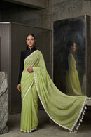 LIME LUSH | Mul Cotton | Indidha Saree