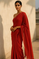 Raktika | Mul Cotton | Indidha Saree