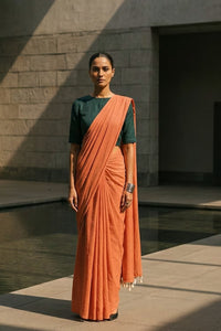 Molten Light | Mul Cotton | Indidha Saree