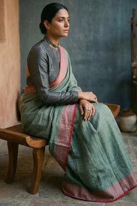 LEAF & LAVA | Linen by Linen | Indidha Saree