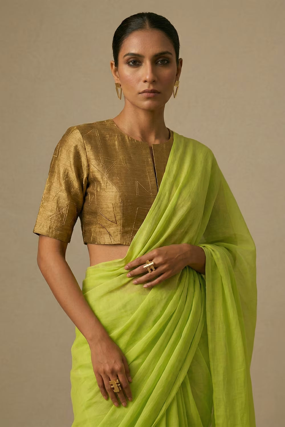 Urban Haze | Mul Cotton | Indidha Saree