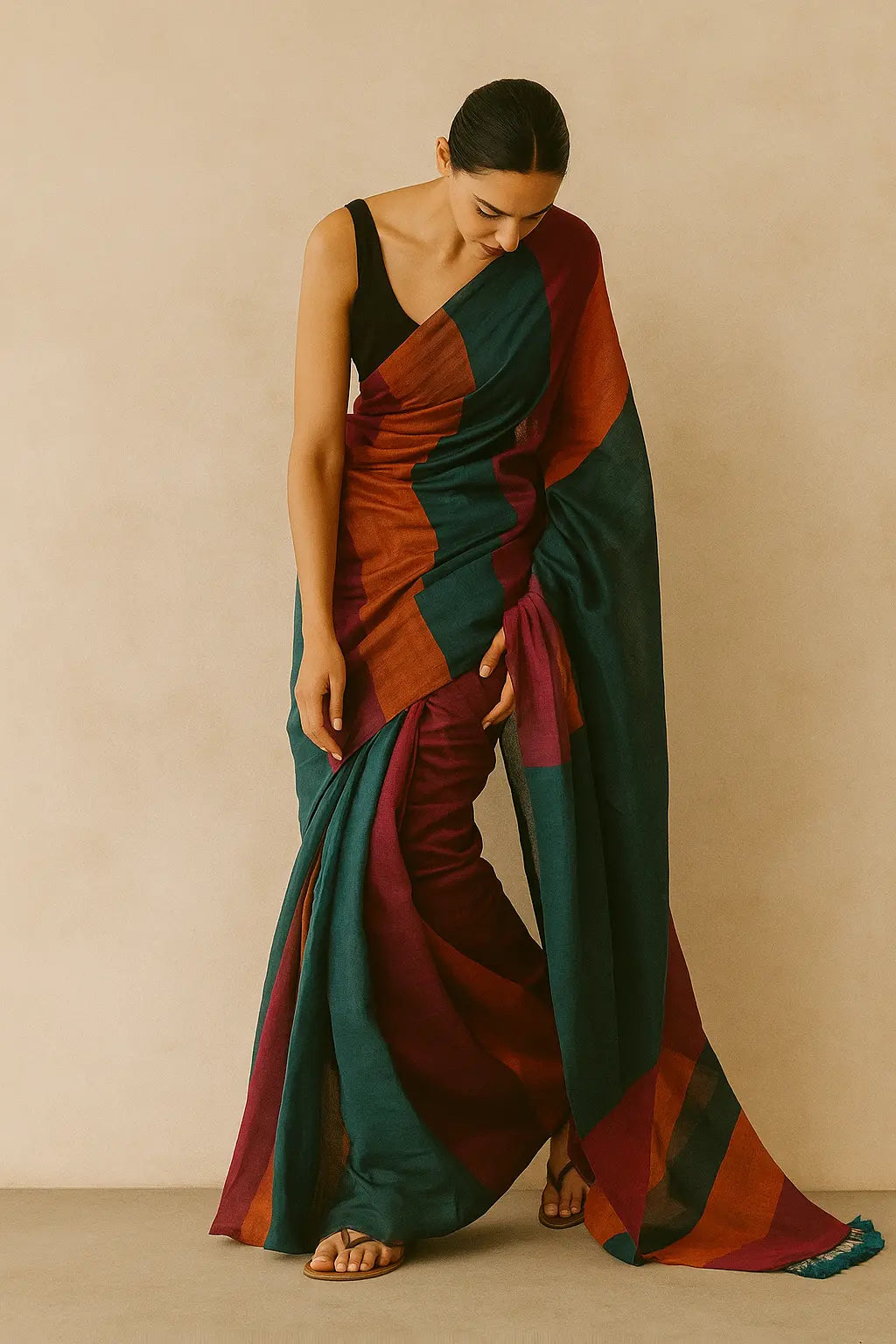 DAWN TO DUST | Cotton | Indidha Saree