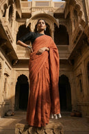 Ember Drape | Mul Cotton | Indidha Saree
