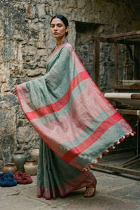 LEAF & LAVA | Linen by Linen | Indidha Saree