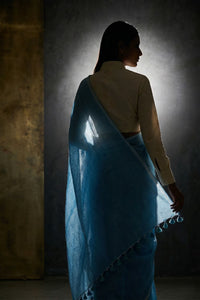 SERENE SAPPHIRE | Cotton | Indidha Saree