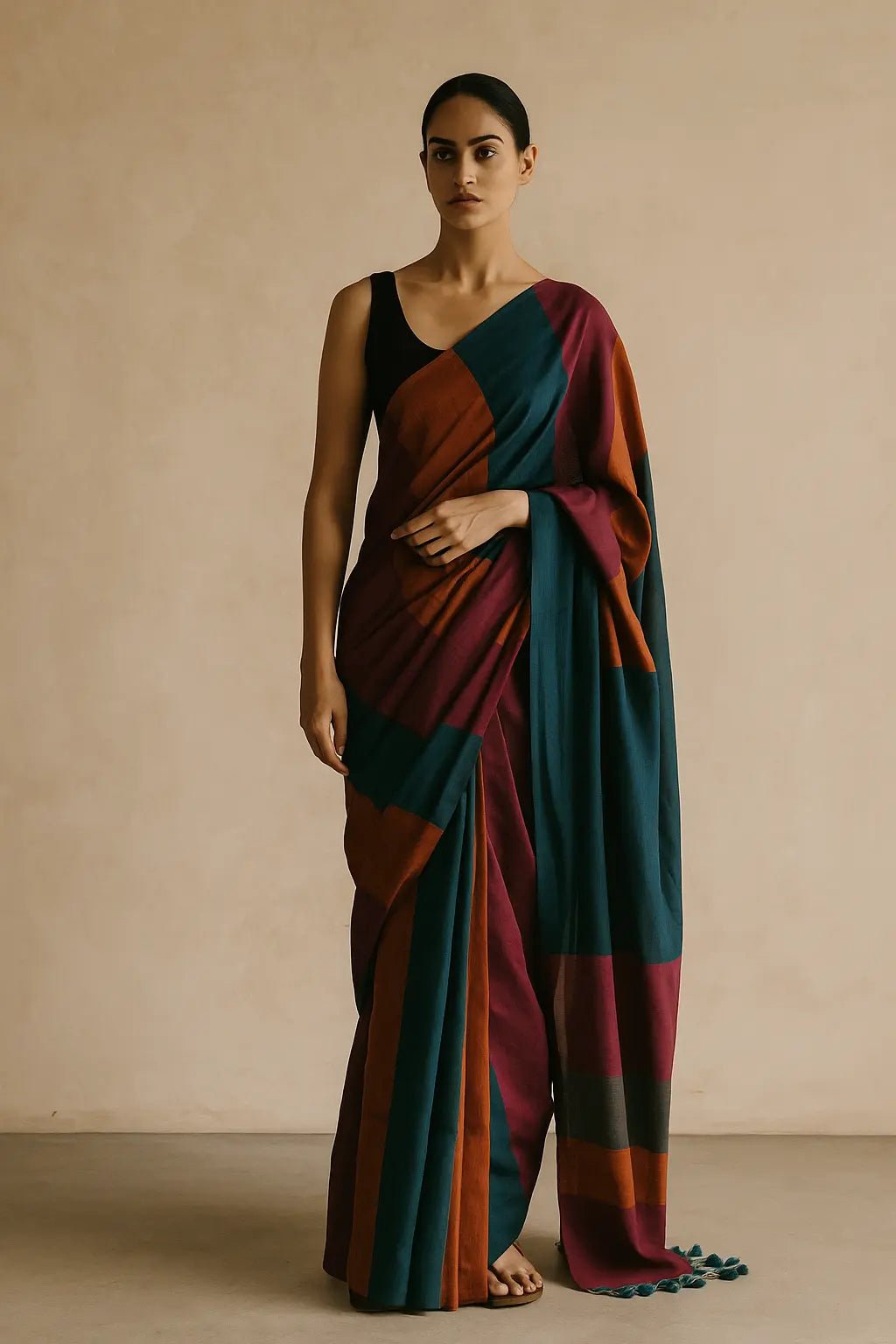 DAWN TO DUST | Cotton | Indidha Saree