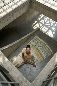 DEWDROP DREAMS | Pure Cotton | Indidha Saree