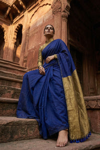 MIDNIGHT SONATA | Cotton | Indidha Saree
