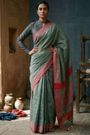 LEAF & LAVA | Linen by Linen | Indidha Saree