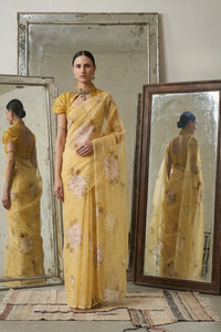 HAZARON KHWAHISEN | Organza | Indidha Saree