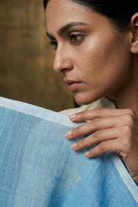 SERENE SAPPHIRE | Cotton | Indidha Saree