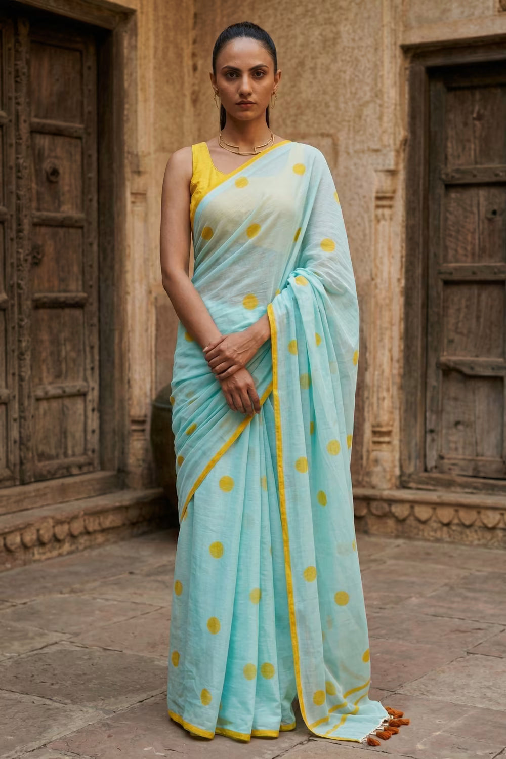 SKY KAI | Mul Cotton | Indidha Saree