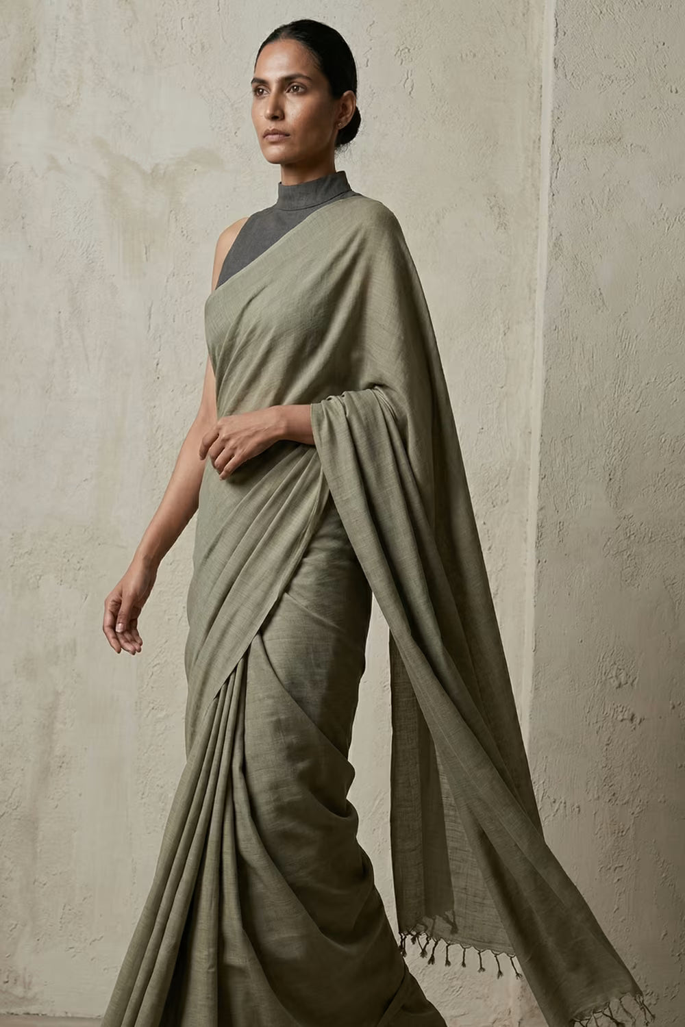 Form & Flow | Slub Cotton | Indidha Saree