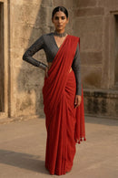 Raktika | Mul Cotton | Indidha Saree