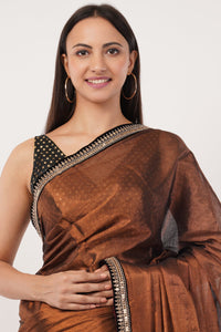 Indidha Saree AUTUMN LUXE | Handloom Tissue | Indidha Saree